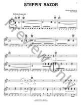 Steppin' Razor piano sheet music cover